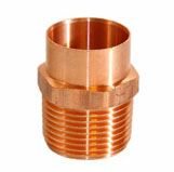 Copper Male Threaded Adaptor Fittings For Interior Design Manufacturer In India