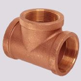 Copper Threaded Tee Fittings Manufacturer in India
