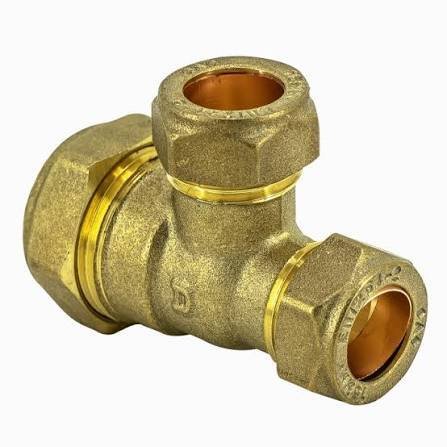 Copper Threaded Reducing Tee Fittings Manufacturer in India