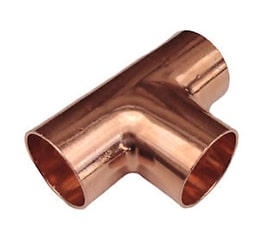 Copper Tee Fitting