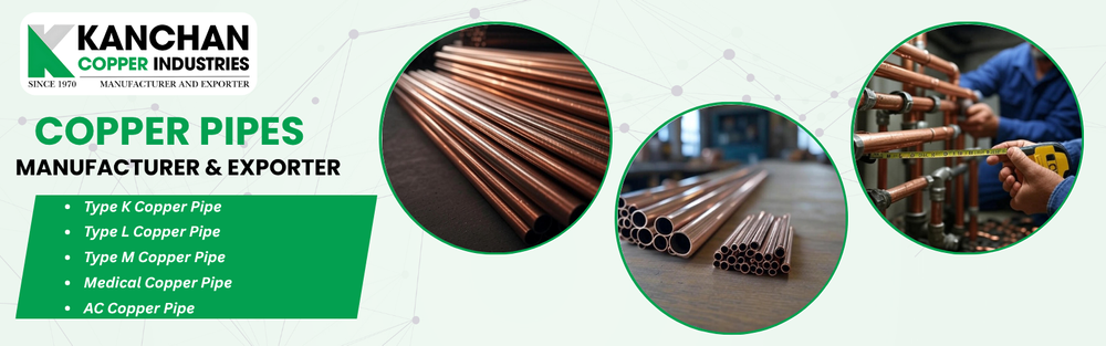 Copper Pipes Manufacturer and Exporter in Maldives