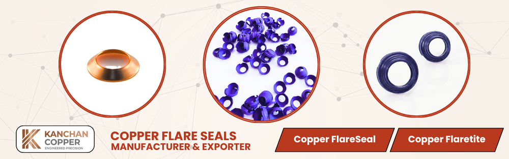 Copper Flare Seals Manufacturer and Exporter